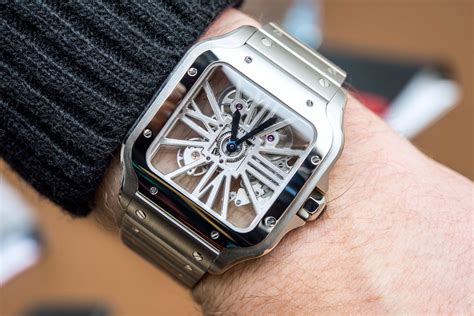 montre cartier squelette|Cartier skeleton watch.